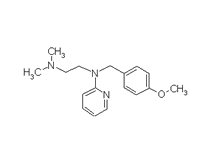 Molecular structure of Pyrilamine (Maleate)